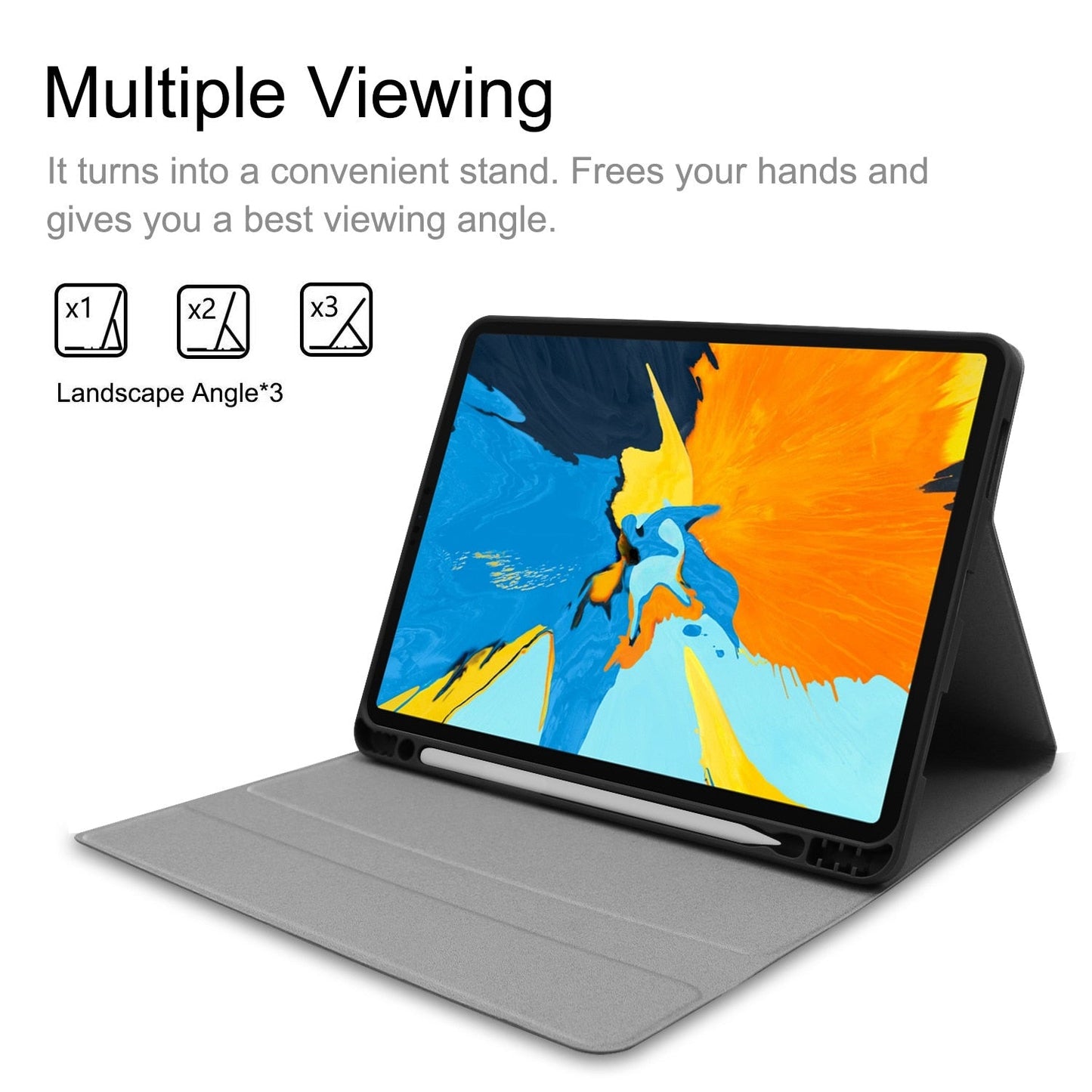 For Apple Ipad Air1/2 Ipad Pro 9.7/Ipad 9.7(2017/2018)Smart Sleep Tablet Bluetooth Keyboard Case - iPhonesRus