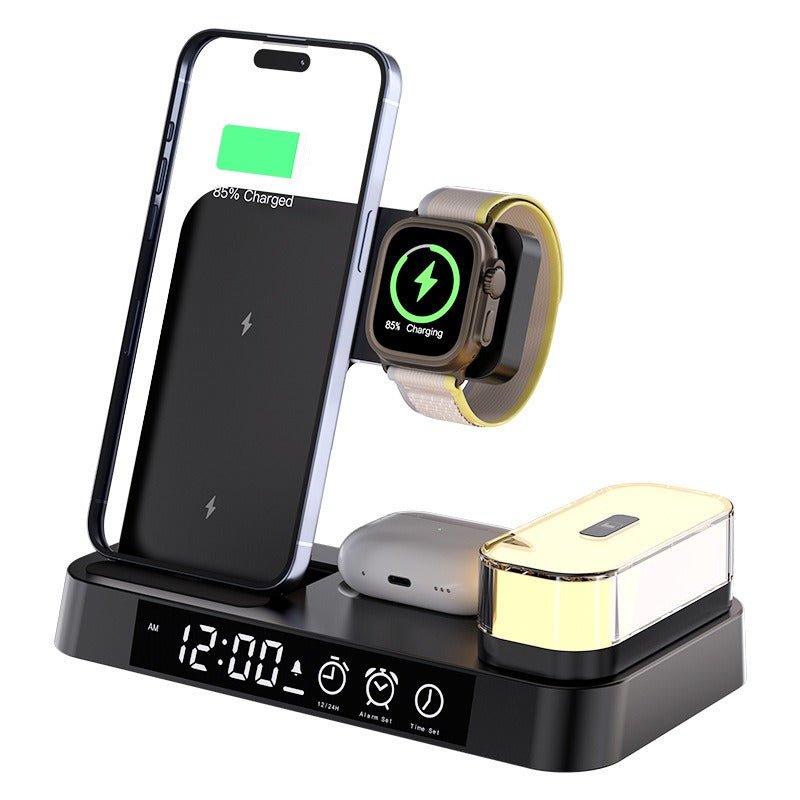 3 - in - 1 wireless charger multifunctional clock 25W wireless charging suitable for iPhone fast charging - iPhonesRus