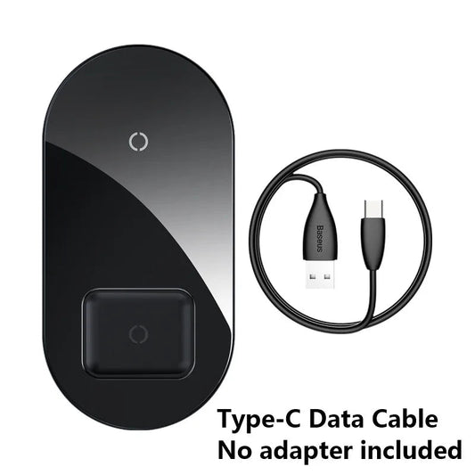 Baseus Visible Wireless Charger For iPhone 12 11 Wireless Charge Pad For iPhone Airpods Fast Charging Wireless Charge Devices - iPhonesRus