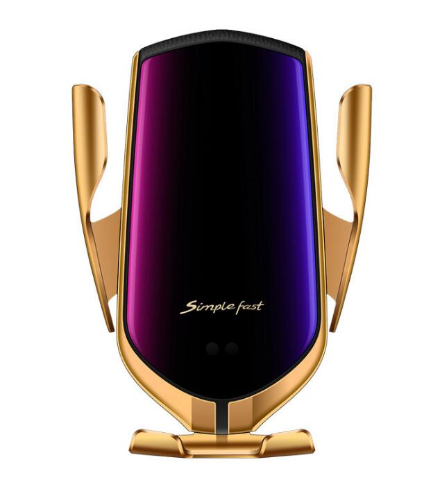 Car Wireless Charger Holder for iPhone X XS XR 8 Plus Mount 10W Qi Fast Charging Auto Clamp Wireless Car Phone Charger Suction - iPhonesRus