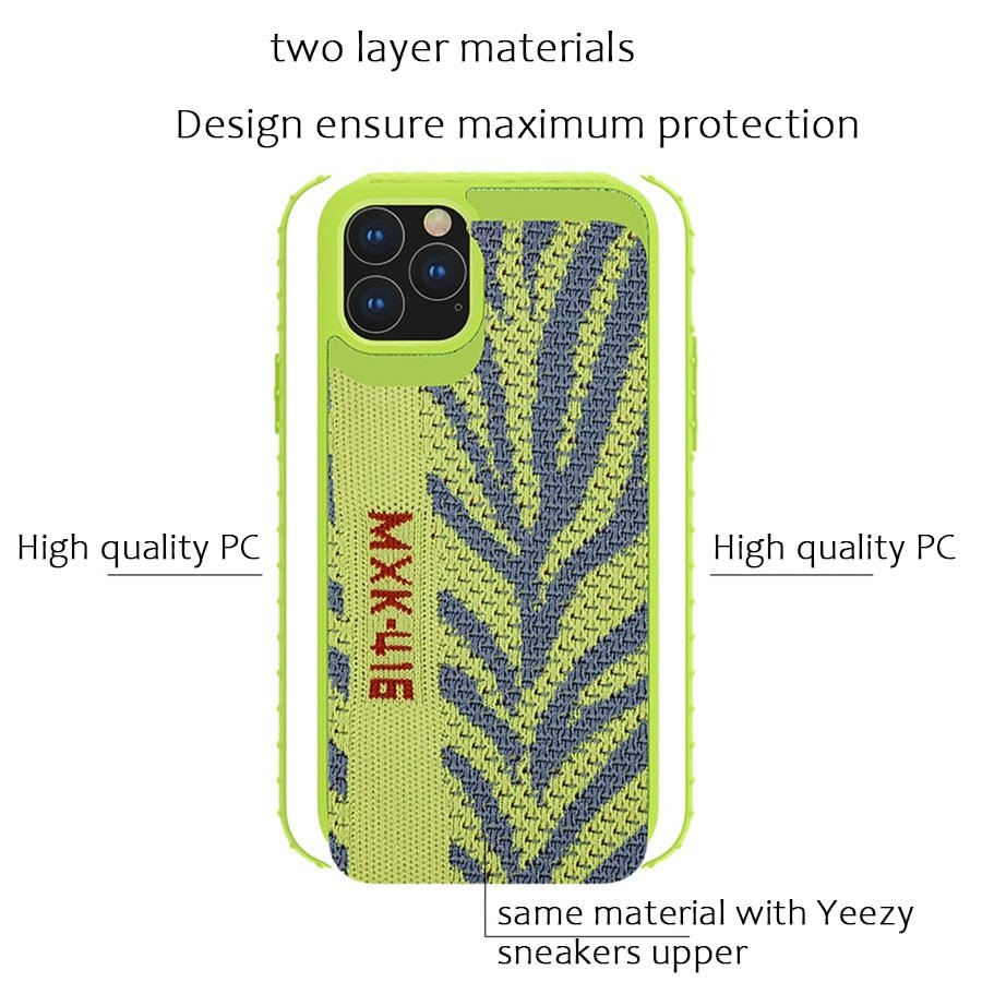 Fashion Trend 350 Case for iPhone Sneakers Material Shock Absorbing Protective Sport Cover - iPhonesRus