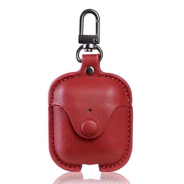 Headphone Case For Airpods Leather Case Luxury Genuine Cover For Apple AirPods 2 Case Air pods Earpods Accessories Earphone Bags - iPhonesRus