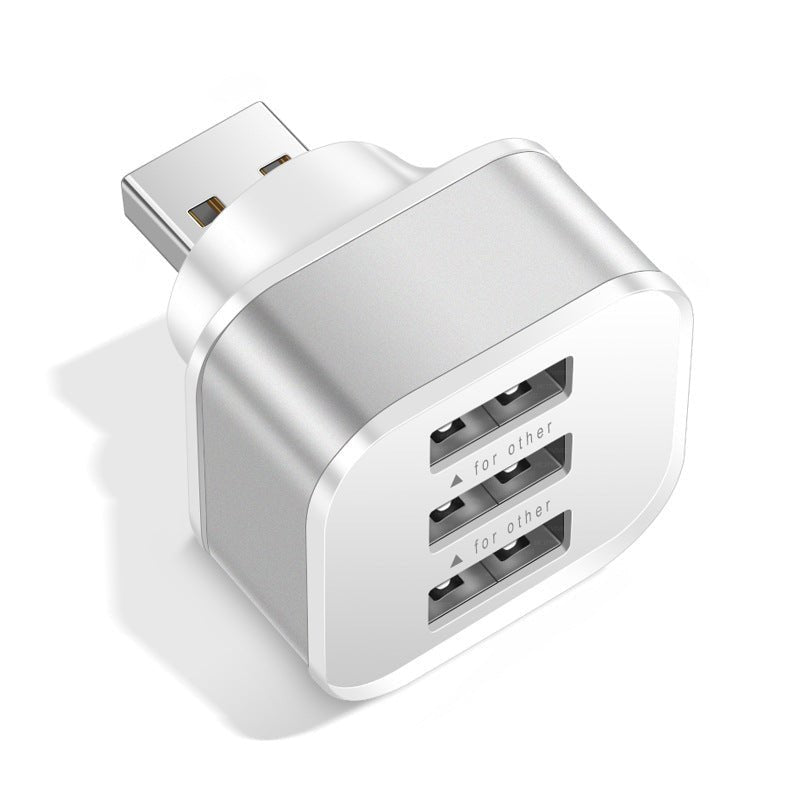Luminous 3 USB mobile phone charging head with 1/3 expansion port, multi port USB mobile phone charger - iPhonesRus