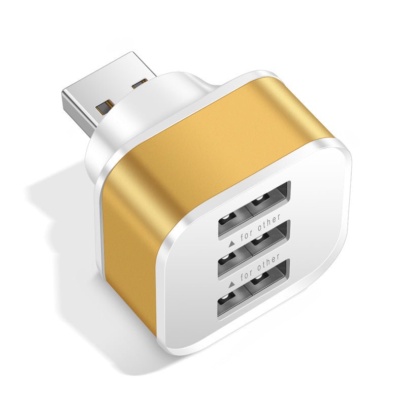 Luminous 3 USB mobile phone charging head with 1/3 expansion port, multi port USB mobile phone charger - iPhonesRus