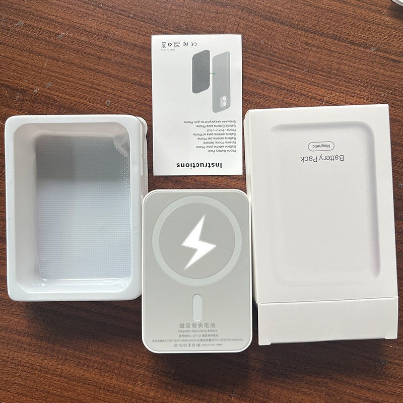 Magnetic wireless power bank suitable for Apple 8 - 15 Pro Max wireless back clip battery, compact, portable and universal - iPhonesRus