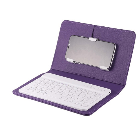 PU Leather Wireless Keyboard Case for iPhone Protective Mobile Phone With Bluetooth Keyboard For IPhone 7 - iPhonesRus