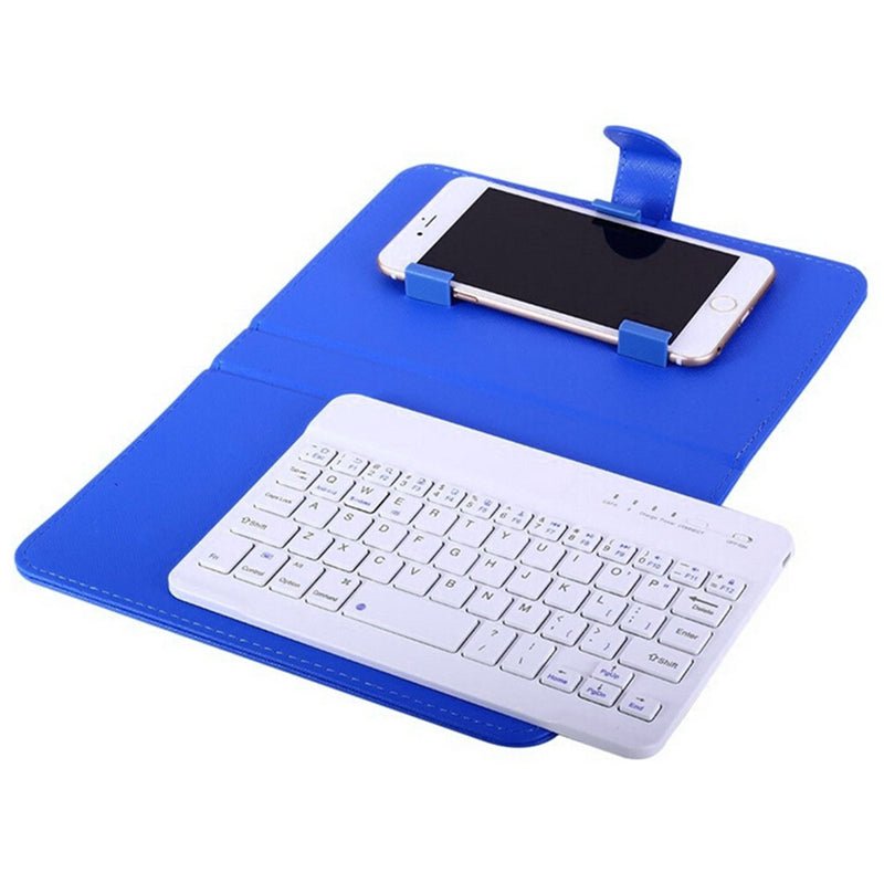 PU Leather Wireless Keyboard Case for iPhone Protective Mobile Phone With Bluetooth Keyboard For IPhone 7 - iPhonesRus