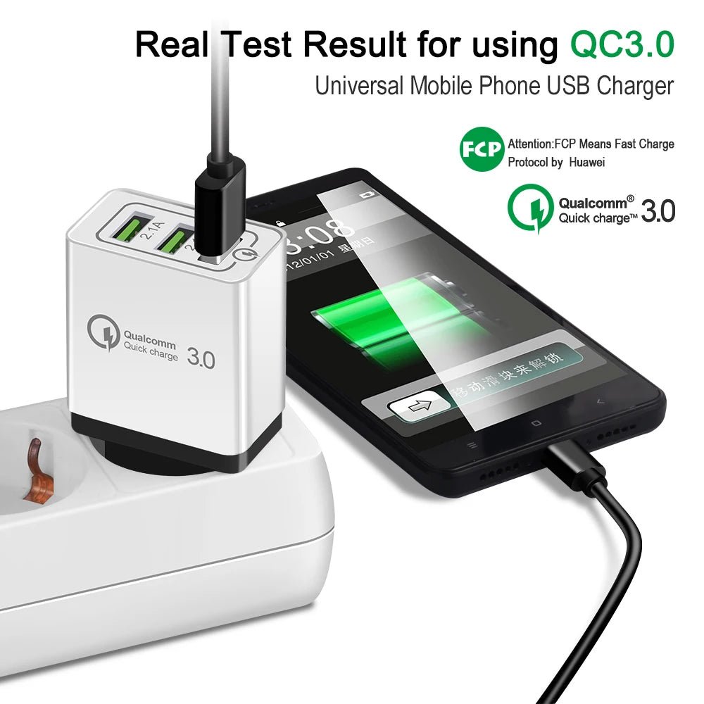 Quick Charge 3.0 USB Charger Power Adapter for QC3.0 Travel Fast Charger - iPhonesRus