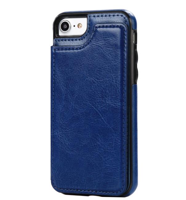 Retro PU Leather Case For iPhone Multi Card Holders Phone Cases - iPhonesRus