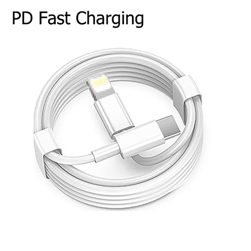 Suitable for Apple phone fast charging data cable 1.8m black and white PD20W charging cable, iPhone 14 charging cable - iPhonesRus
