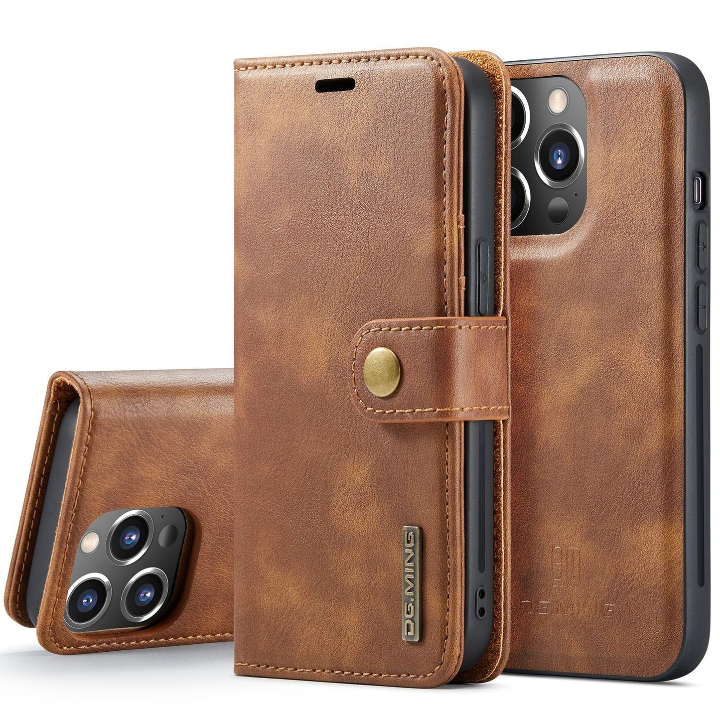 Suitable for iPhone 14 Pro Max Magnet Split Phone Leather Case iPhone 13 Pro Max Protective Case - iPhonesRus