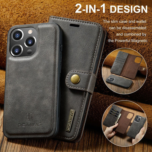 Suitable for iPhone 14 Pro Max Magnet Split Phone Leather Case iPhone 13 Pro Max Protective Case - iPhonesRus