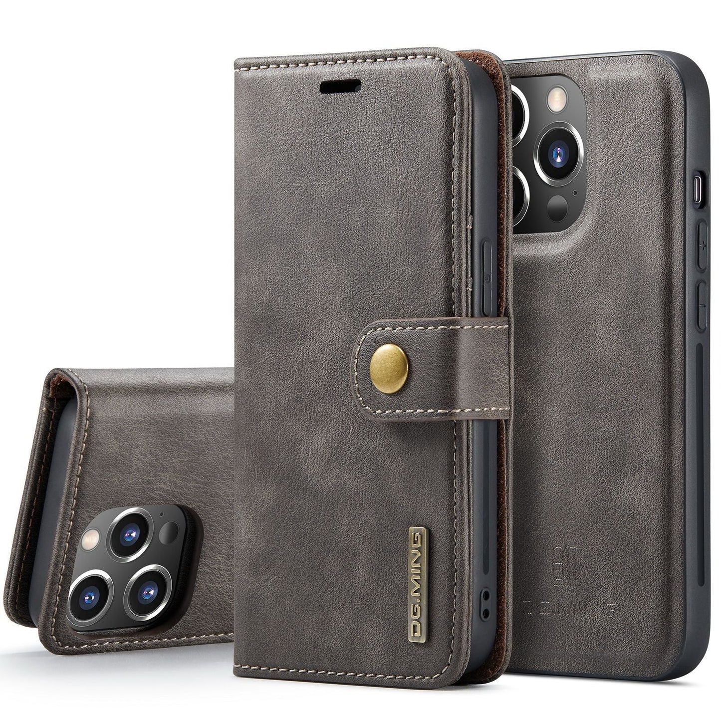 Suitable for iPhone 14 Pro Max Magnet Split Phone Leather Case iPhone 13 Pro Max Protective Case - iPhonesRus