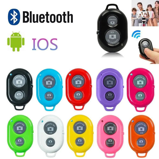 Wireless Bluetooth Smart Phone Camera Remote Control Shutter For Selfie Stick Monopod compatible Android IOS iPhone X iPhone 8 - iPhonesRus