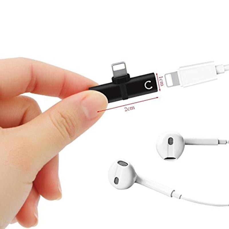 XO Headphone Lightning Audio Charger Adapter 2 in 1 For iPhone 7/ 7 Plus Compatible iOS 10.33&iOS11 For iPhone X 8 / 8plus - iPhonesRus